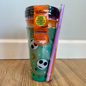 Zak! Designs Nightmare Before Christmas 3-Pack Glow in the Dark Tumblers
